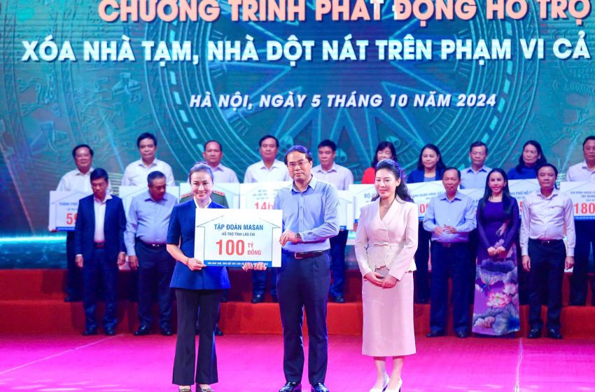  Tập đoàn Masan với những đóng góp gần 120 tỷ cho các hoạt động an sinh xã hội